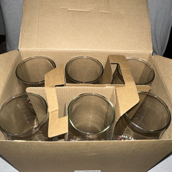 NEW 6 Innis & Gunn Oak Aged Beer 7" Stemmed Glass 11oz Brewed in Scotland Vtg - Picture 4 of 5